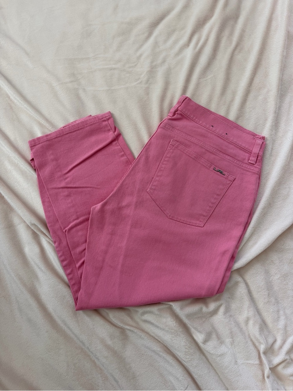 Lauren Ralph Lauren Pink Cropped Jeans